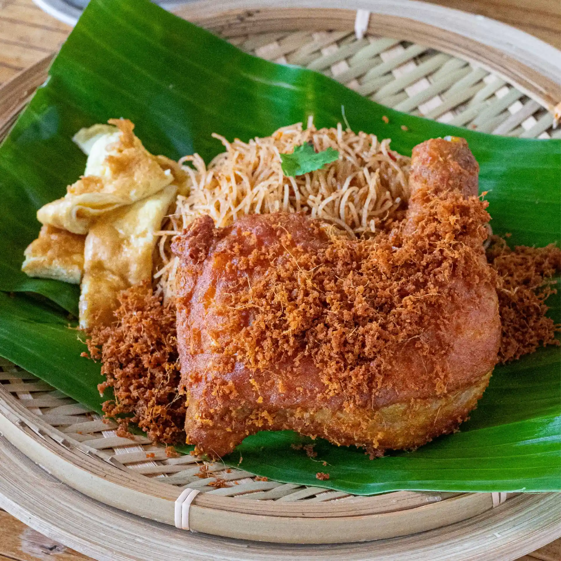 Mee Siam Ayam Goreng at Nasi Lemak Bamboo